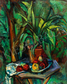 Gráber, Margit - Still-Life in the Spring Garden, 1920s 