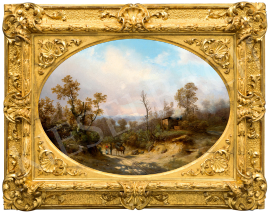 Ifj. Markó, Károly jr. - Italian Landscape (Homebound), 1877 | 73rd Winter Auction auction / 174 Lot