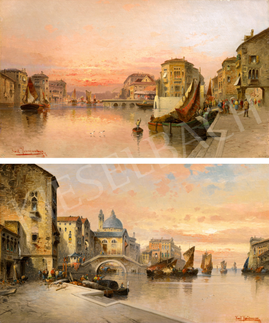 Kaufmann, Karl - 1. Dawn in Venice, 2. Sunset in Venice | 73rd Winter Auction auction / 194 Lot