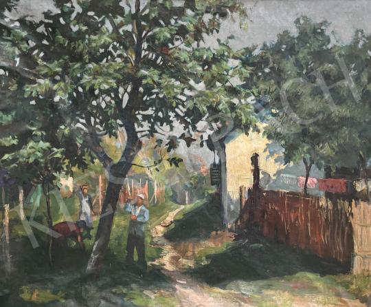 Eladó  Csáki-Maronyák József - Gyümölcsszedők  festménye