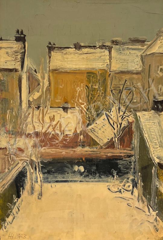 Unknown painter - Houses, 1963 painting