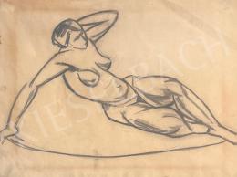  Perlrott Csaba, Vilmos - Reclining female nude 