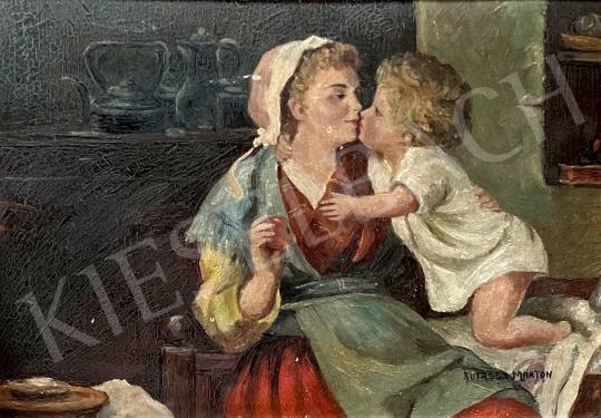 Eladó  Kutassy Márton - Anya gyermekével  festménye