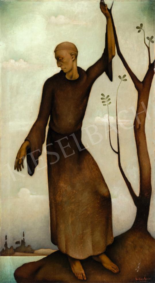 Eladó  Basilides Sándor - Szent Ferenc, 1928 festménye