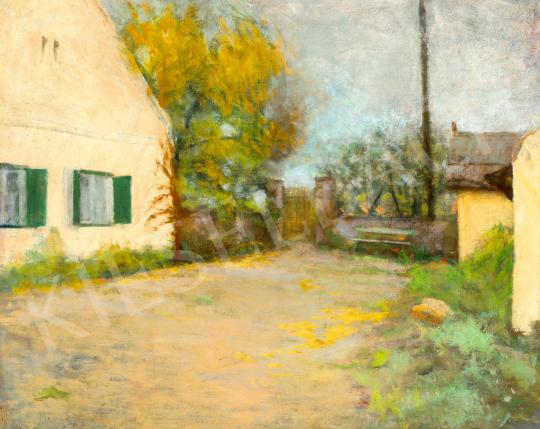 For sale Szablya-Frischauf, Ferenc - My Home in Ábrahámhegy, 1950s 's painting