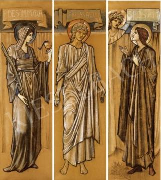 Sir Burne-Jones, Edward Coley - Triptich  - Faith, Hope, Charity | 25th Auction auction / 46 Lot