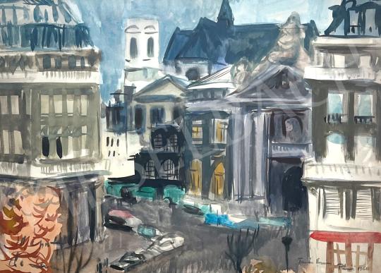 For sale Tamás, Ervin - View of Paris, 1961  's painting