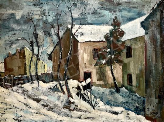 For sale Tamás, Ervin - Winter cityscape, 1947  's painting