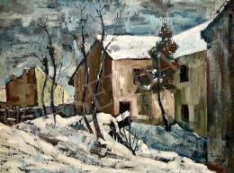 Tamás, Ervin - Winter cityscape, 1947  