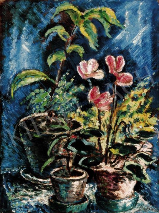 Schadl, János - Still - Life with Cyclamen | 25th Auction auction / 47 Lot