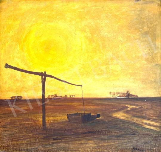 Eladó  Kurucz D. István - Gémeskút, 1976 festménye
