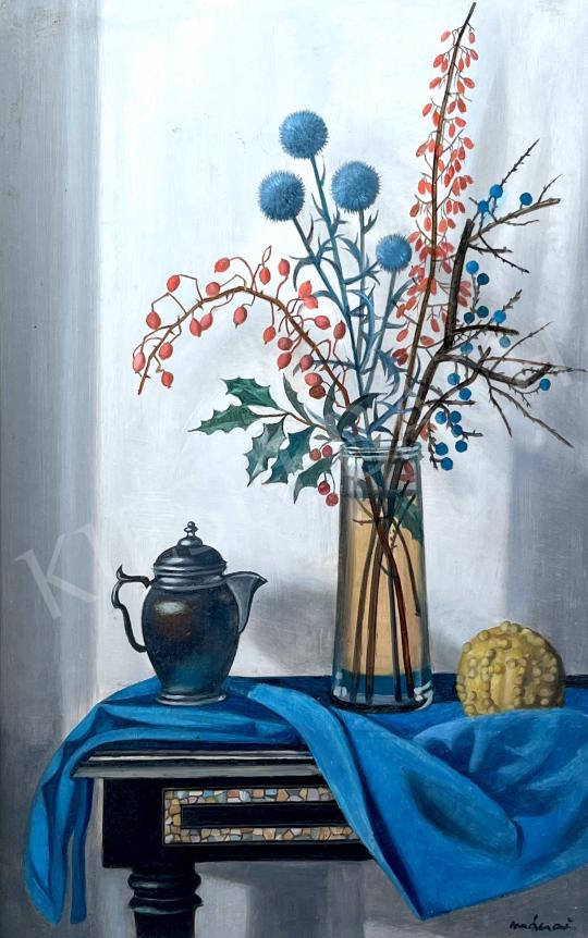 For sale Mácsai, István - Autumn still life with rosehips  's painting