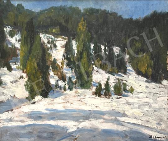For sale Szlányi, Lajos - Winter landscape 's painting