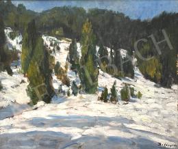 Szlányi, Lajos - Winter landscape 