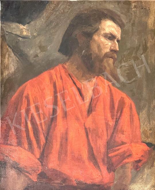 For sale Bihari, Sándor - Man in red shirt 's painting
