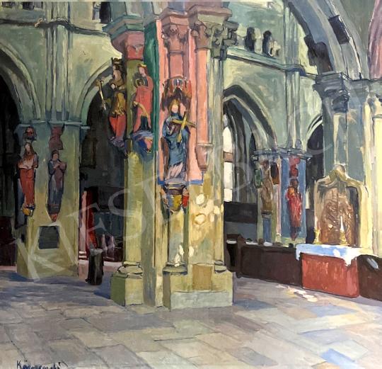 For sale Körmendi-Frim, Ervin - Church interior  's painting