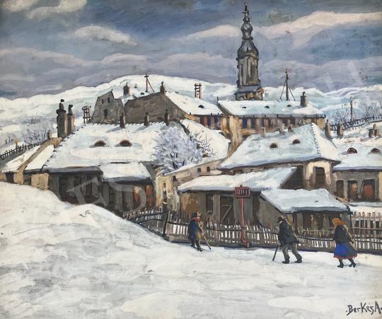  Berkes, Antal - Winter landscape painting