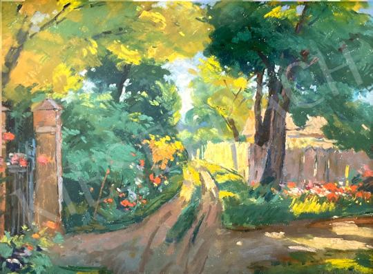For sale Halasi Horváth, István (Horváth István) - Detail of a garden, 1938  's painting