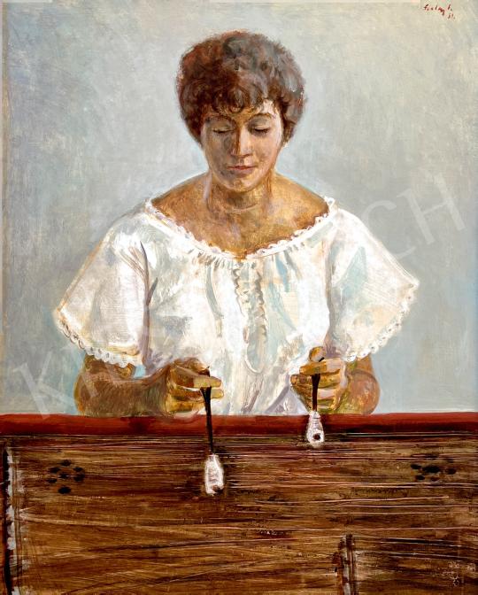 Szalay, Ferenc - Music, 1981 painting