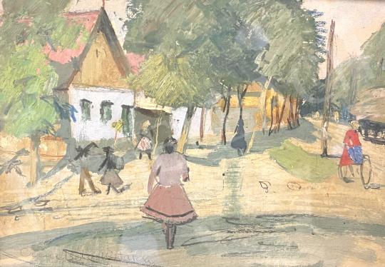 Eladó  Czene Béla - Kistarcsa (Nyári nap) festménye