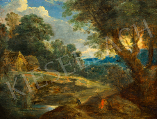 Eladó  Jacques d'Arthois - Flamand táj festménye