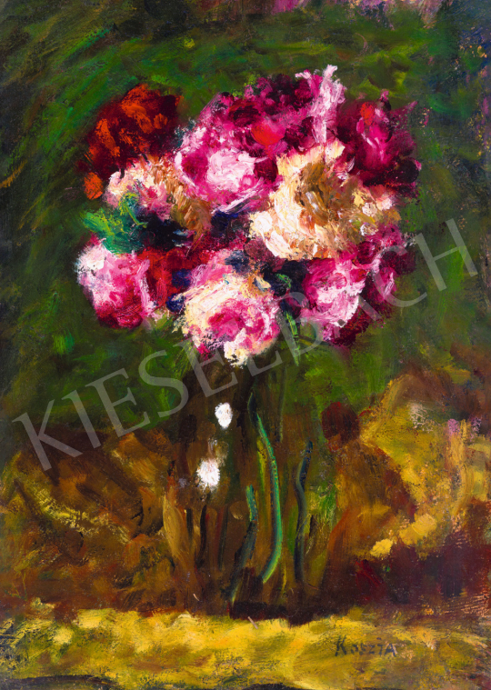 For sale  Koszta, József - Roses in a Glinting Glass, 1920s 's painting