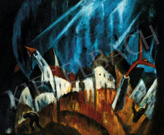 Schadl, János - Strange Times, 1922 painting