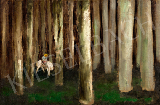 Szakmáry, László - In the Forest, 1923 painting