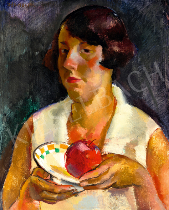 Aba-Novák, Vilmos - The Modern Eve, c. 1925 painting