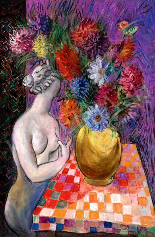  Peterdi, Gábor - Parisian Still Life with the Venus of Medici, 1930s painting