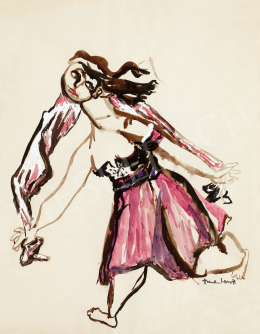  Anna Margit - Önarckép lobogó kendővel, 1940 