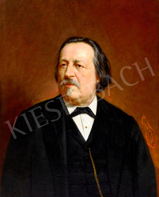  Georg Conrader - Pulszky Ferenc portréja, 1885 festménye