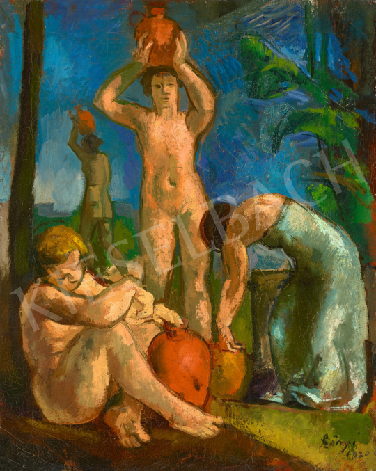  Szőnyi, István - Danaidas, 1920 painting