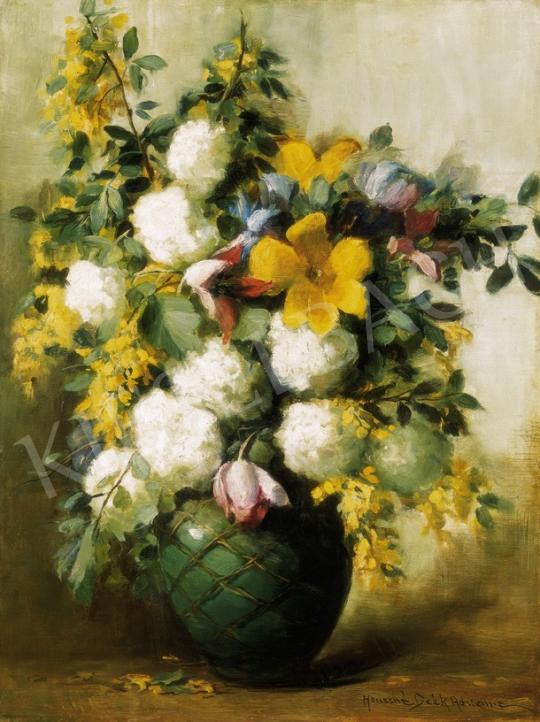  Henczné Deák, Adrienne - Spring Bucket of Flowers | 25th Auction auction / 77 Lot