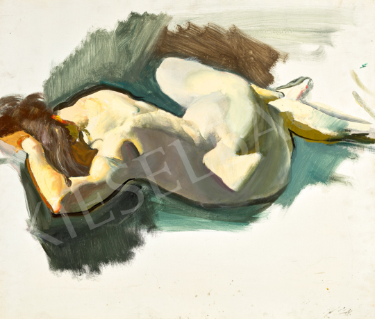 Csernus, Tibor - Studio Nude painting