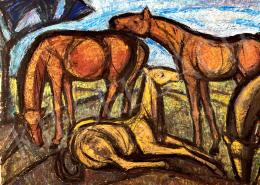  Fontos, Sándor - Horses,1964 