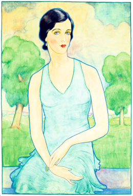  Kézdi-Kovács, Elemér - Art Deco Beauty, c. 1930  