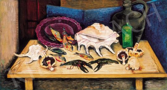  Vörös, Géza - Still - Life with a Shell (Mushroom and Crabs), 1934 | 22. Auction auction / 61 Lot