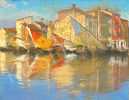  Poll, Hugó - Italian Seashore (Sail Boats) 