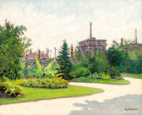  Berkes, Antal - Budapest (Park at the Old Margit Bridge, Buda Abutment), 1912 | 74. Spring auction auction / 33 Lot