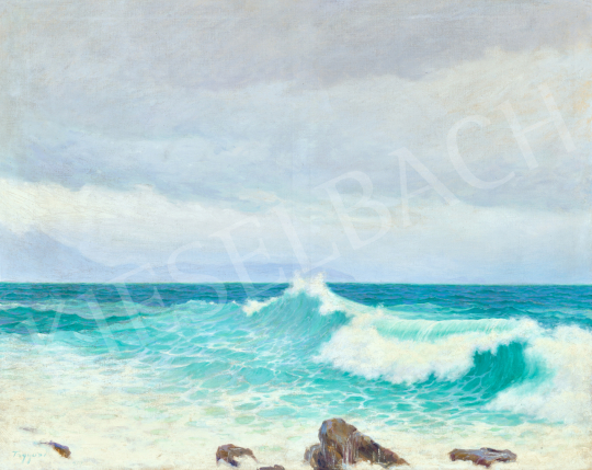  Rátz, Péter - Waves at the Adria, 1914 | 74. Spring auction auction / 36 Lot