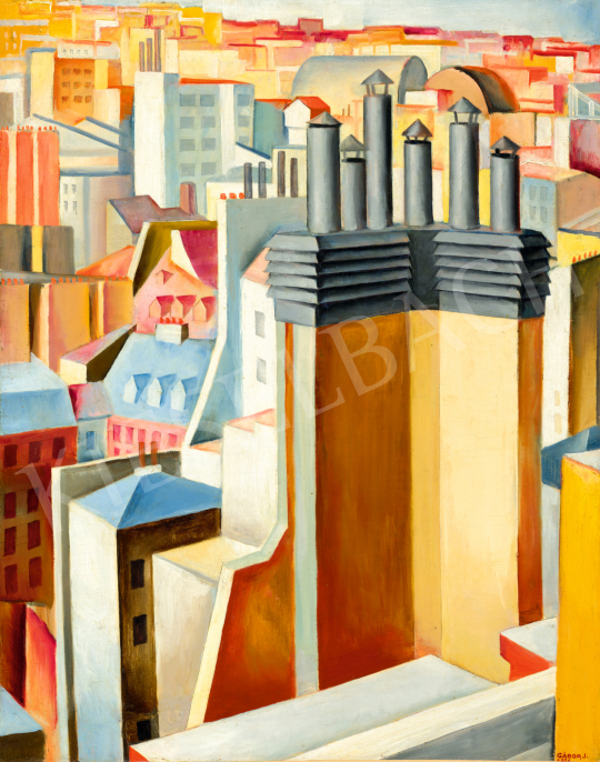  Gábor, Jenő - Parisian Rooftops, 1926 | 74. Spring auction auction / 46 Lot