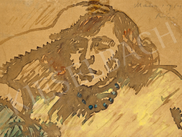Rippl-Rónai József - Francia nő, 1914 