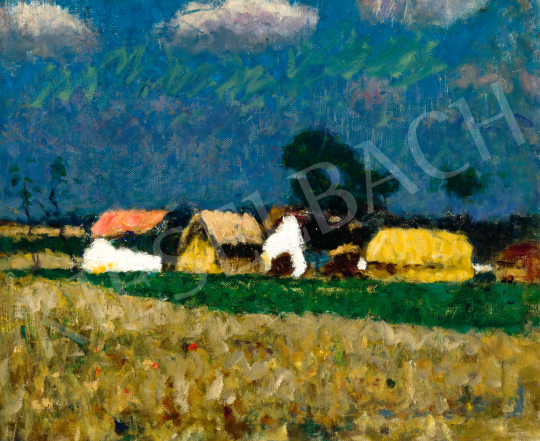  Koszta József - Magyar táj (Nyári fények az Alföldön), 1920-as évek | 74. Tavaszi aukció aukció / 87 tétel