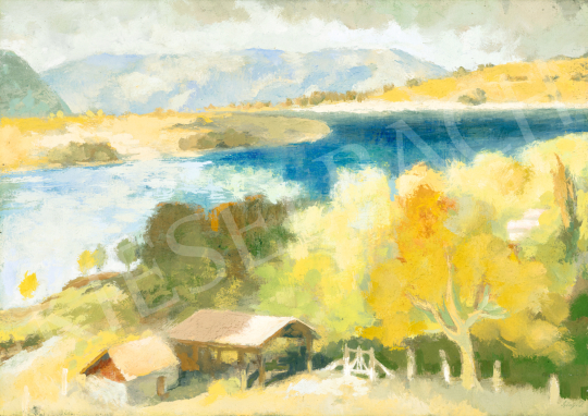  Szőnyi, István - Summer Lights by the Danube at Zebegény  | 74. Spring auction auction / 111 Lot