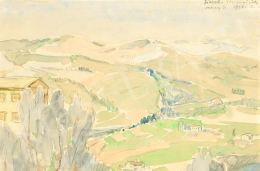  Vaszary János - Májusi Toszkán táj (Fiesole), 1926 