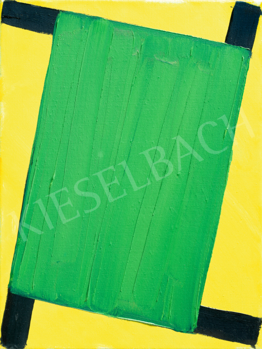  Károlyi, Zsigmond - Shift (Green Square Leaning Right) | 74. Spring auction auction / 125 Lot