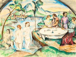  Perlrott Csaba, Vilmos - Scene, 1923 