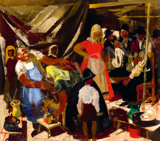 Aba-Novák, Vilmos - Szolnok Market, 1934 | 74. Spring auction auction / 192 Lot