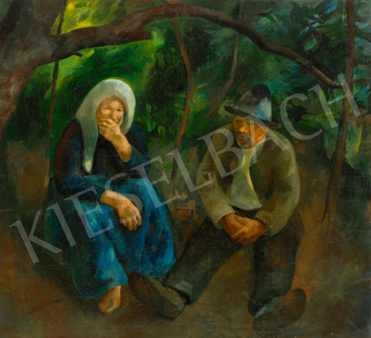  Szőnyi, István - Under the Chestnut Tree, 1922 | 74. Spring auction auction / 193 Lot